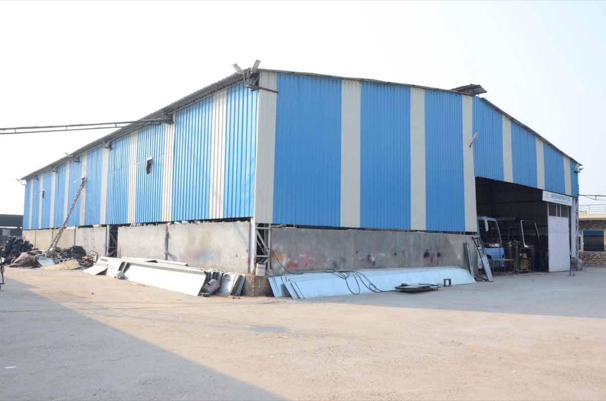Main factory building — exterior