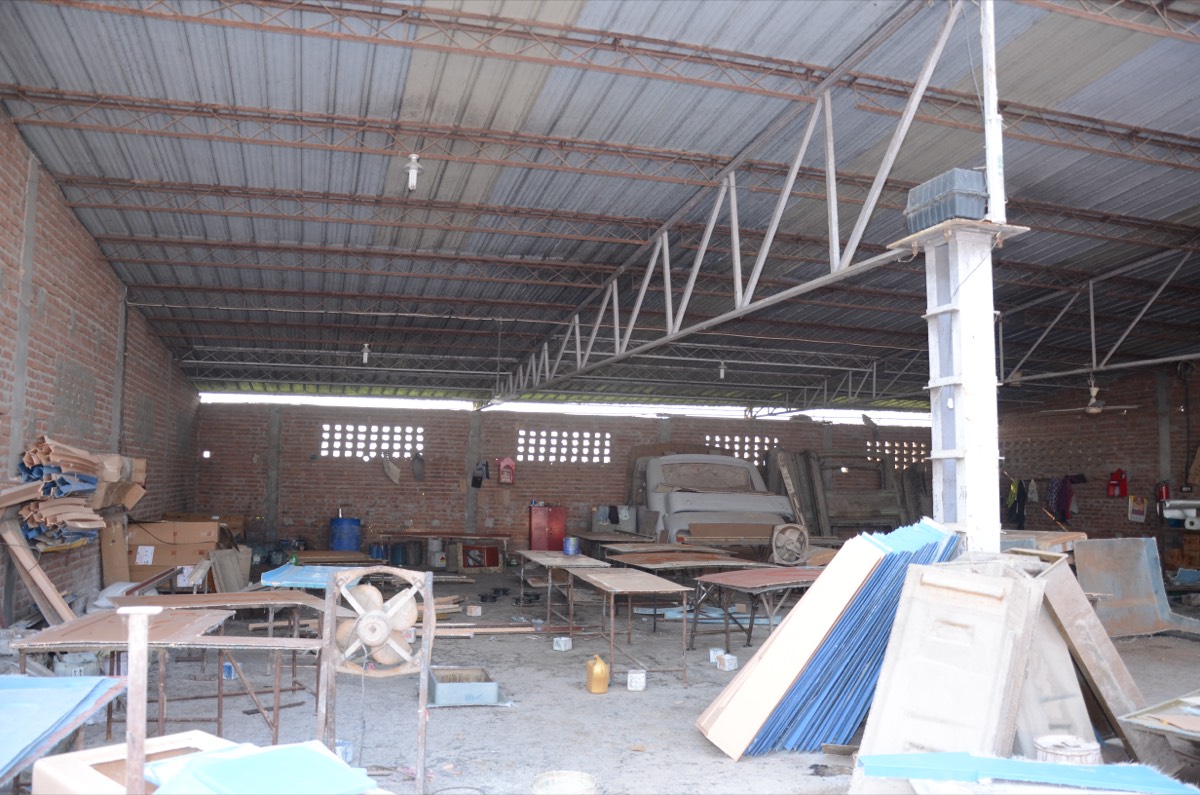 Fibre moulding department — dies and panel fabrication