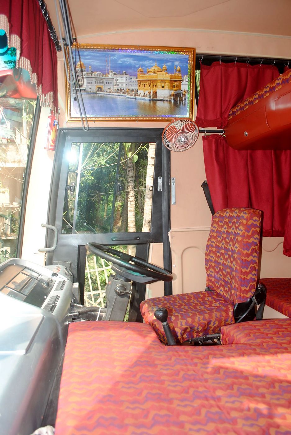 Biswas Travels “Sandip” — driver’s cabin