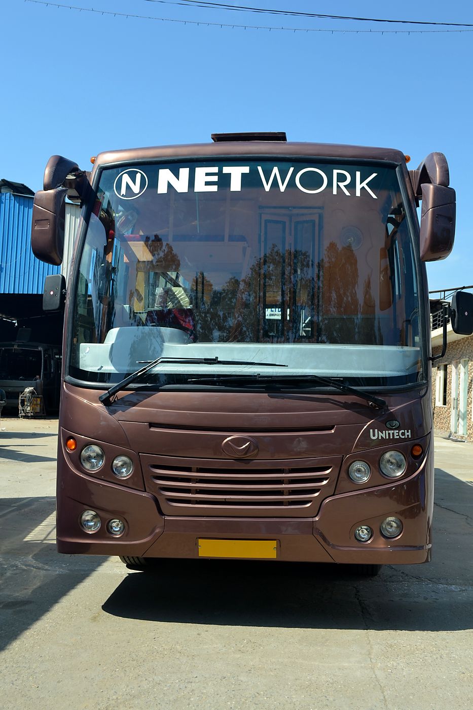 Network Travels, bronze — front