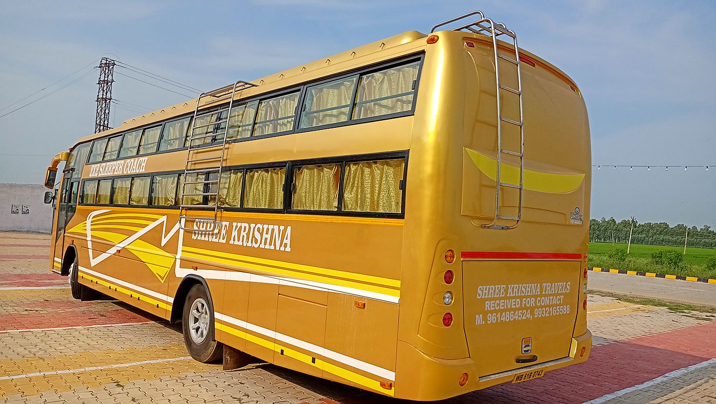 Shree Krishna Travels — rear three-quarter
