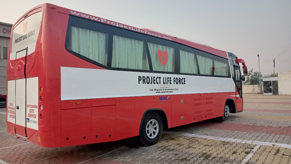 Mobile blood donation unit — Project Life Force